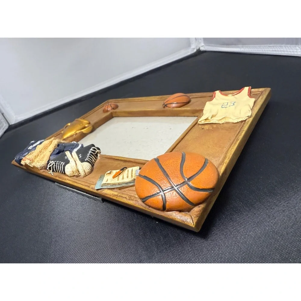 Basketball Picture Frame Jersey Trophy Resin sport Novelty Photo Display 6‎ x 8